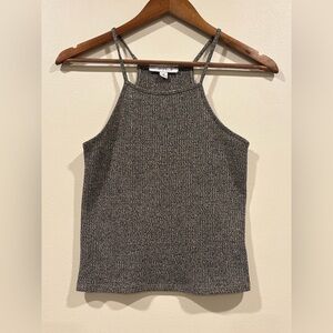 Purple Snow Charcoal Ribbed Tank Top